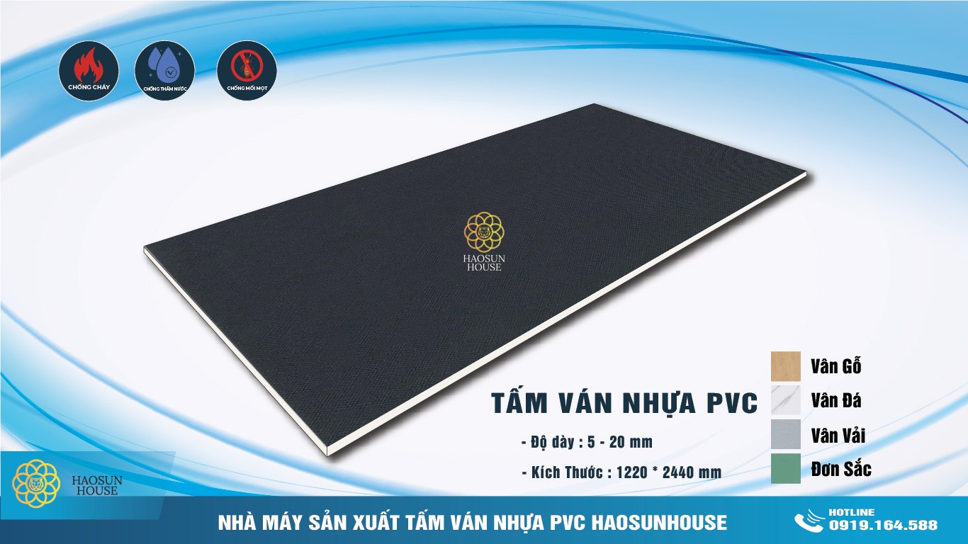 Tấm Nhựa PVC giả vải