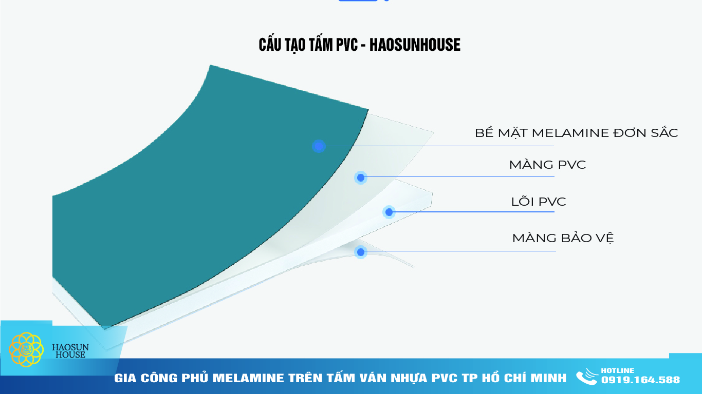 bề mặt melamine đơn sắc
