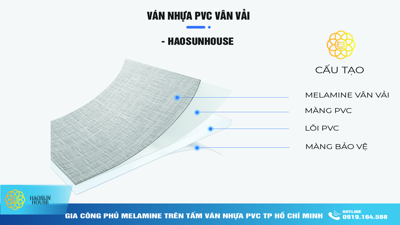bề mặt melamine vân vải