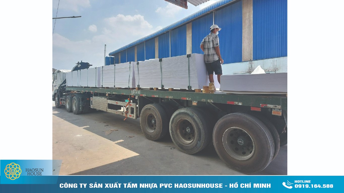 Công ty sản xuất tấm nhựa pvc haosunhouse