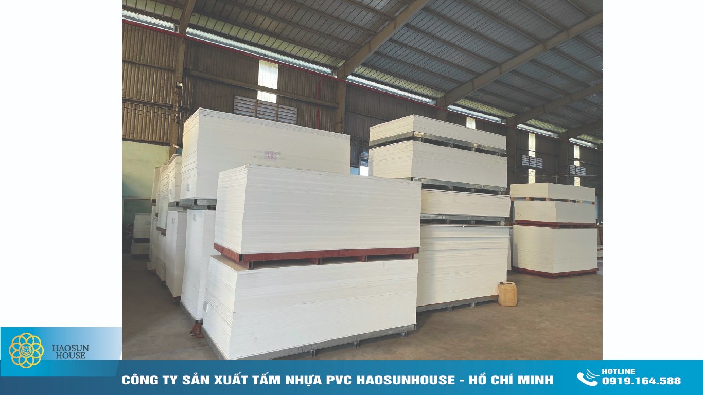 Công ty sản xuất tấm nhựa pvc haosunhouse
