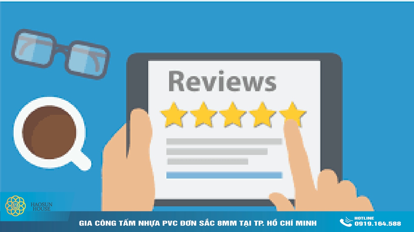 Đánh giá Tấm nhựa PVC đơn sắc 8mm haosunhouse