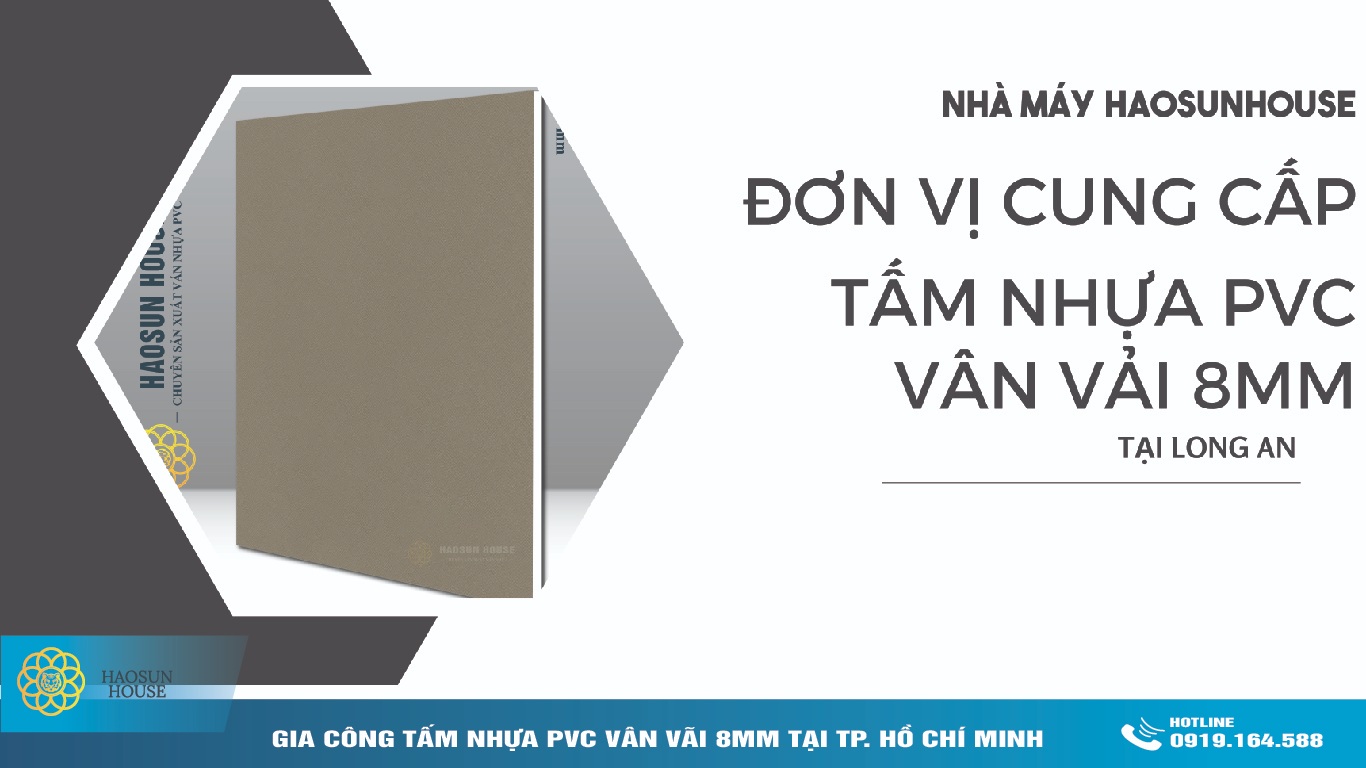Đơn vị cung cấp tấm nhựa pvc haosunhouse