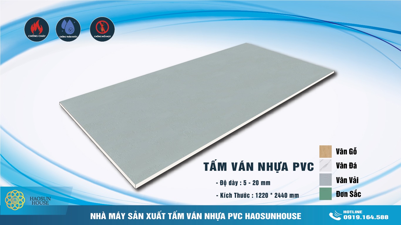 Mẫu mã tấm nhựa ốp tường pvc vân vải