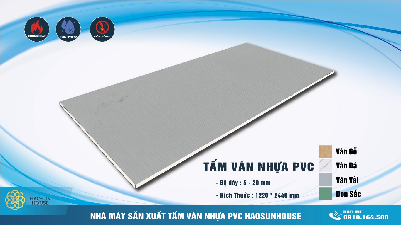 Mẫu mã tấm nhựa ốp tường pvc vân vải