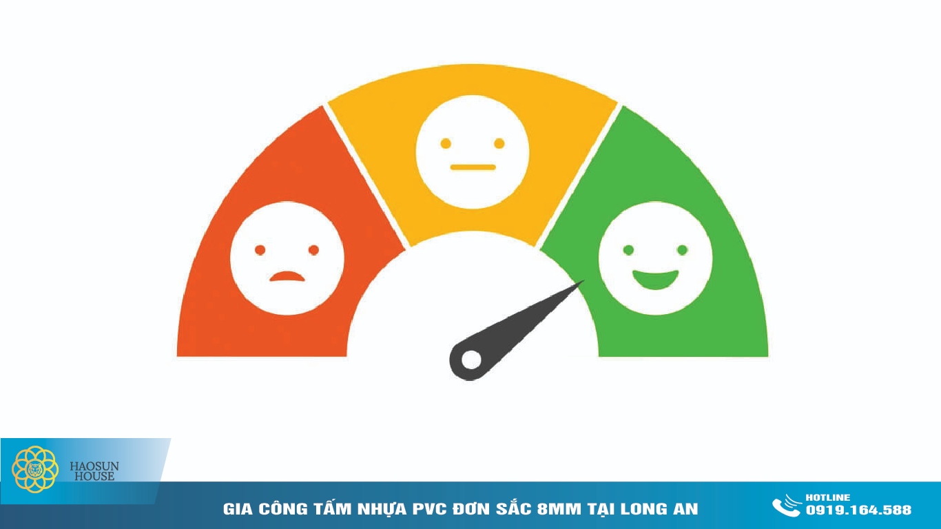 Phản hồi tấm nhựa pvc đơn sắc 8mm