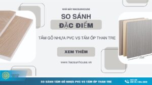 So sánh tấm gỗ nhựa pvc vs tấm ốp than tre