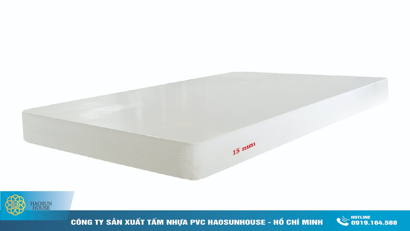 Tấm Nhựa pvc 15mm