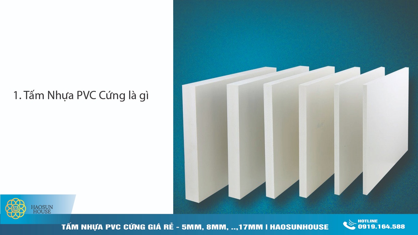 Tấm Nhựa PVC cứng haosunhouse