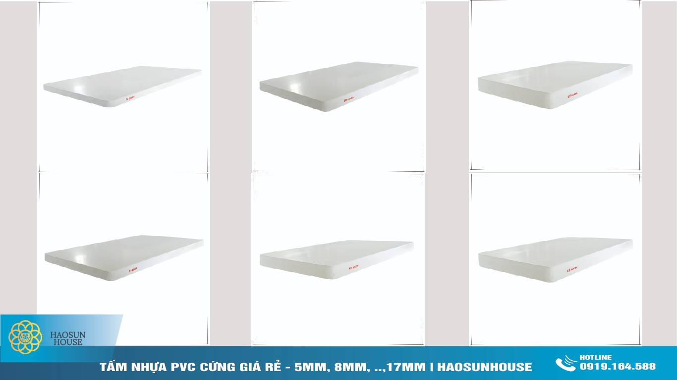 Tấm Nhựa PVC cứng haosunhouse