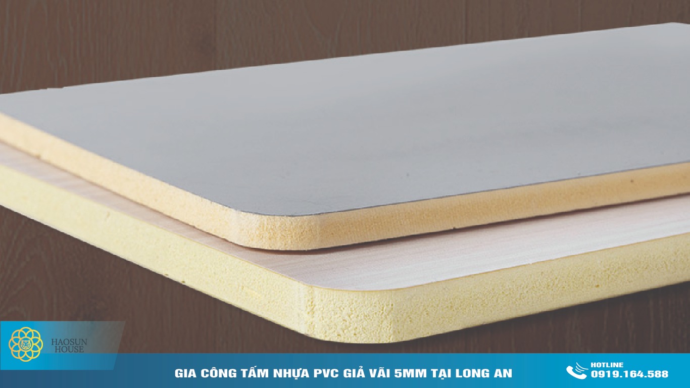 Tấm Nhựa pvc giả vải haosunhouse