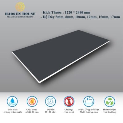Tấm Nhựa PVC Melamine Đơn Sắc HSH200