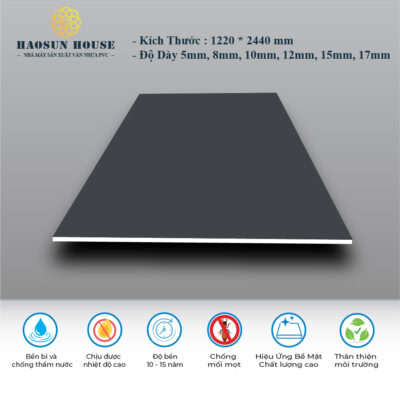 Tấm Nhựa PVC Melamine Đơn Sắc HSH200