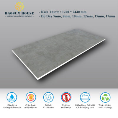 Tấm Nhựa PVC Melamine vân đá hsh431