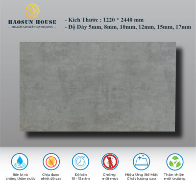 Tấm Nhựa PVC Melamine vân đá hsh431