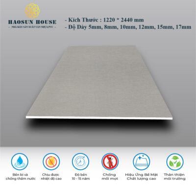 Tấm Nhựa PVC Melamine vân vải hs018