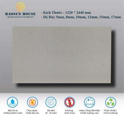 Tấm Nhựa PVC Melamine vân vải hs018