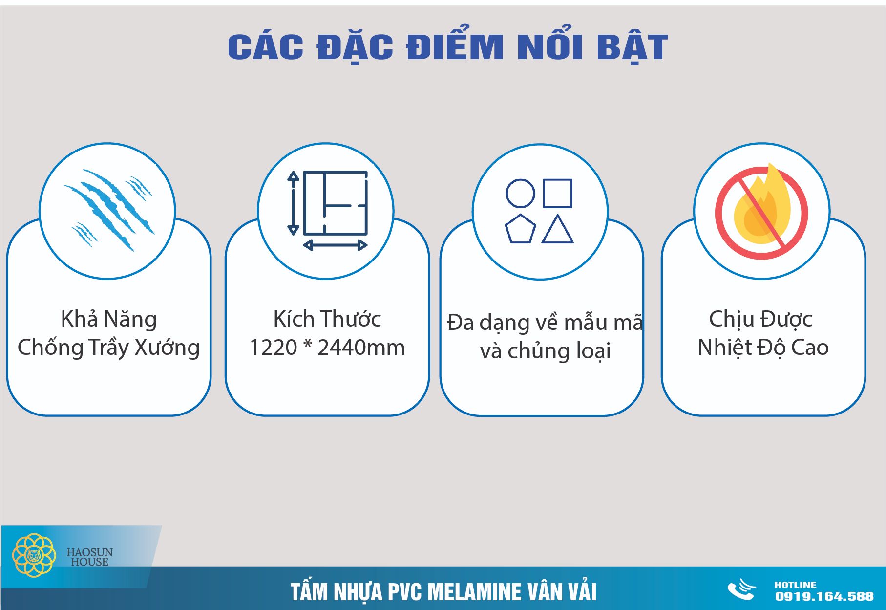 Tấm Nhựa PVC Melamine vân vải hs018