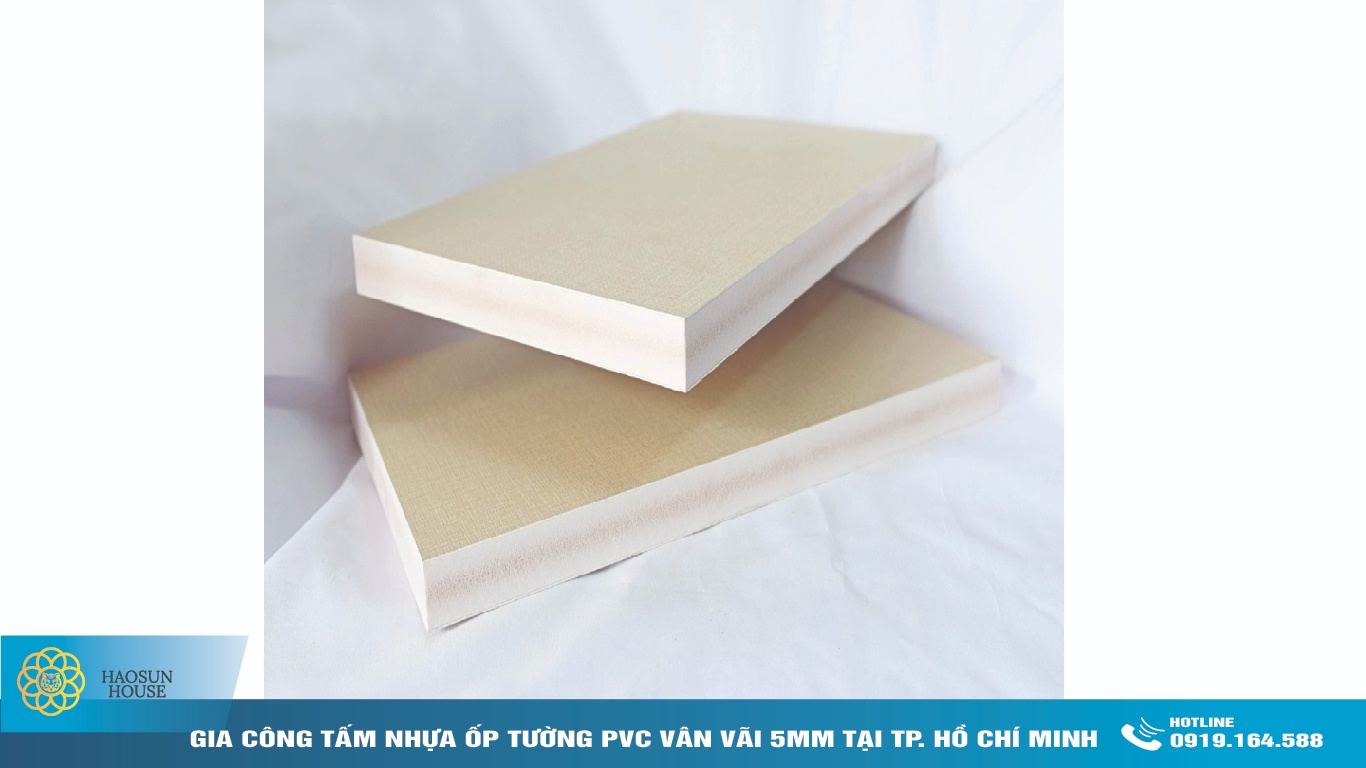 Tấm Nhựa pvc Vân Vải Haosunhouse