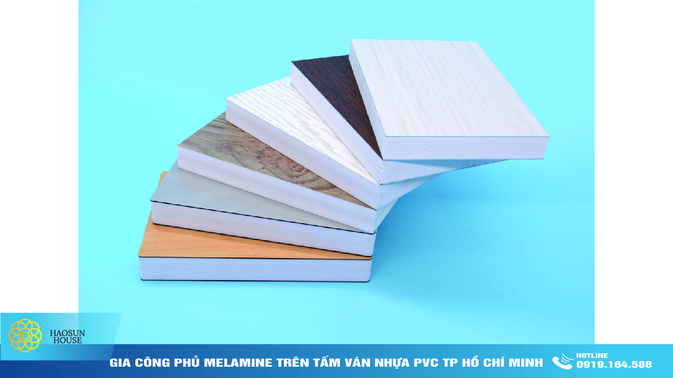 Tấm Ván Nhựa PVC phủ melamine