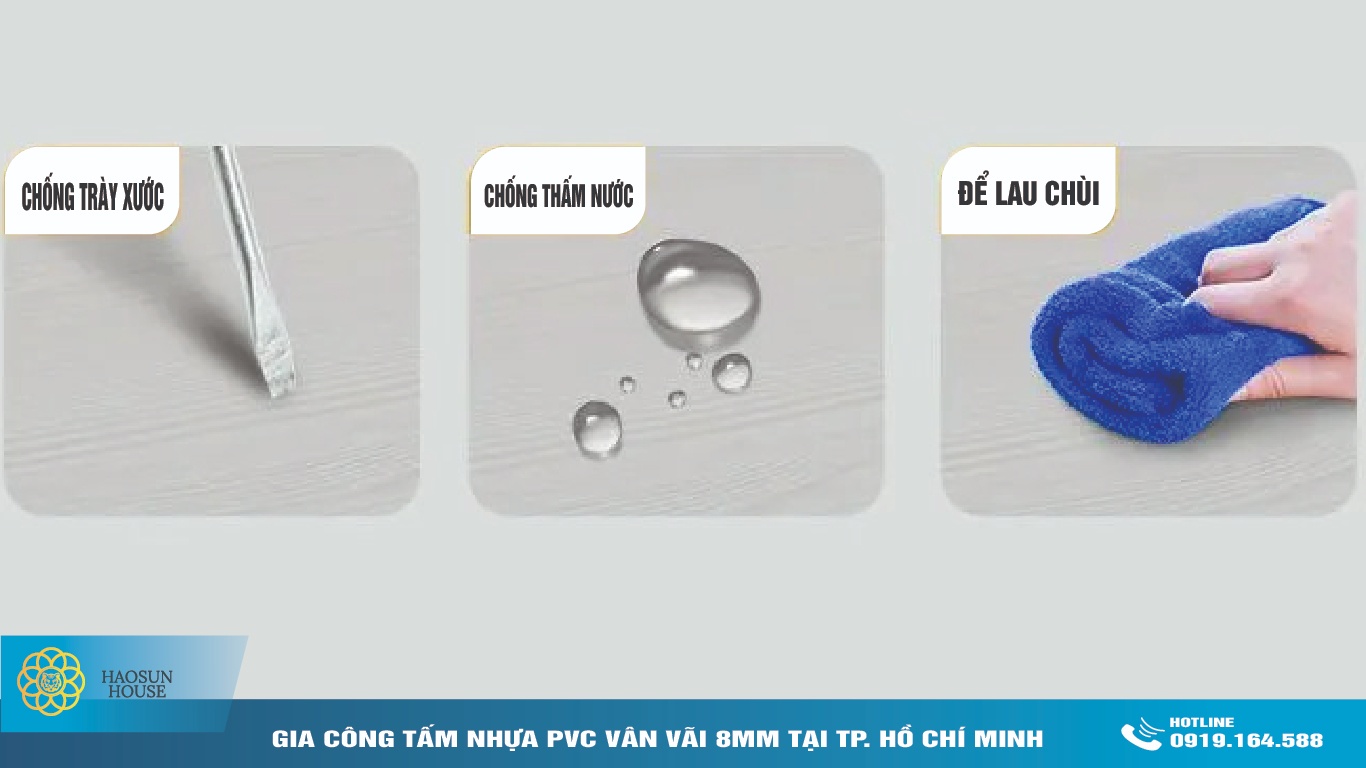 ưu điểm tấm nhựa pvc haosunhouse