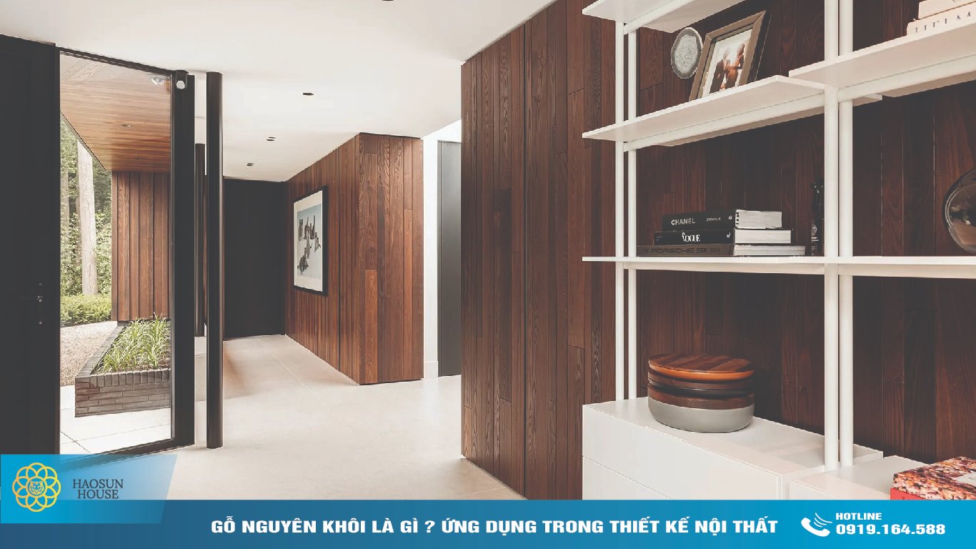 Ứng dụng gỗ Nguyên Khối