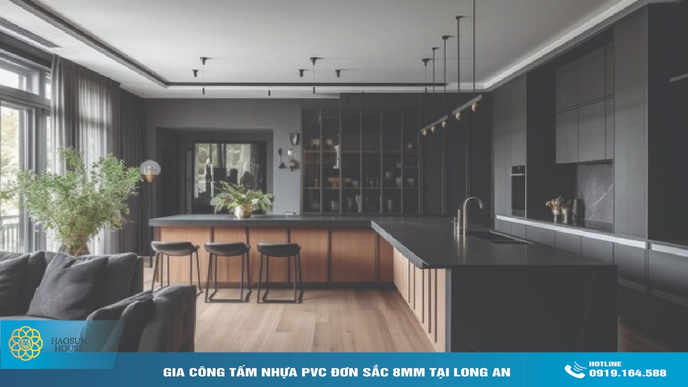 Ứng dụng tấm nhựa pvc đơn sắc 8mm