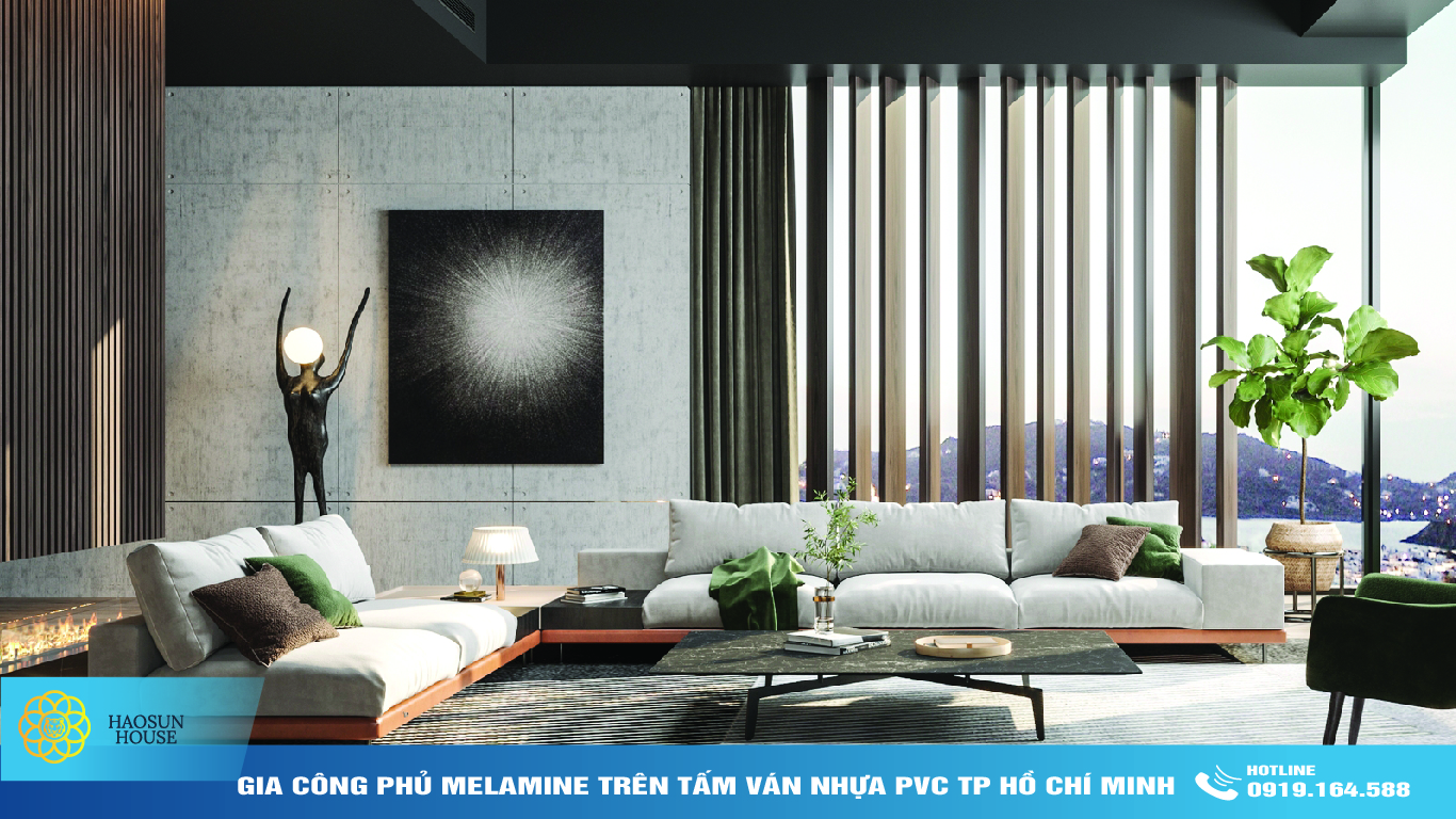 Ứng dụng tấm ván nhựa pvc phủ melamine