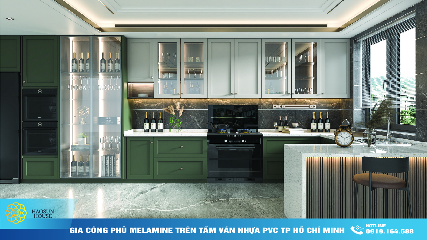 Ứng dụng tấm ván nhựa pvc phủ melamine