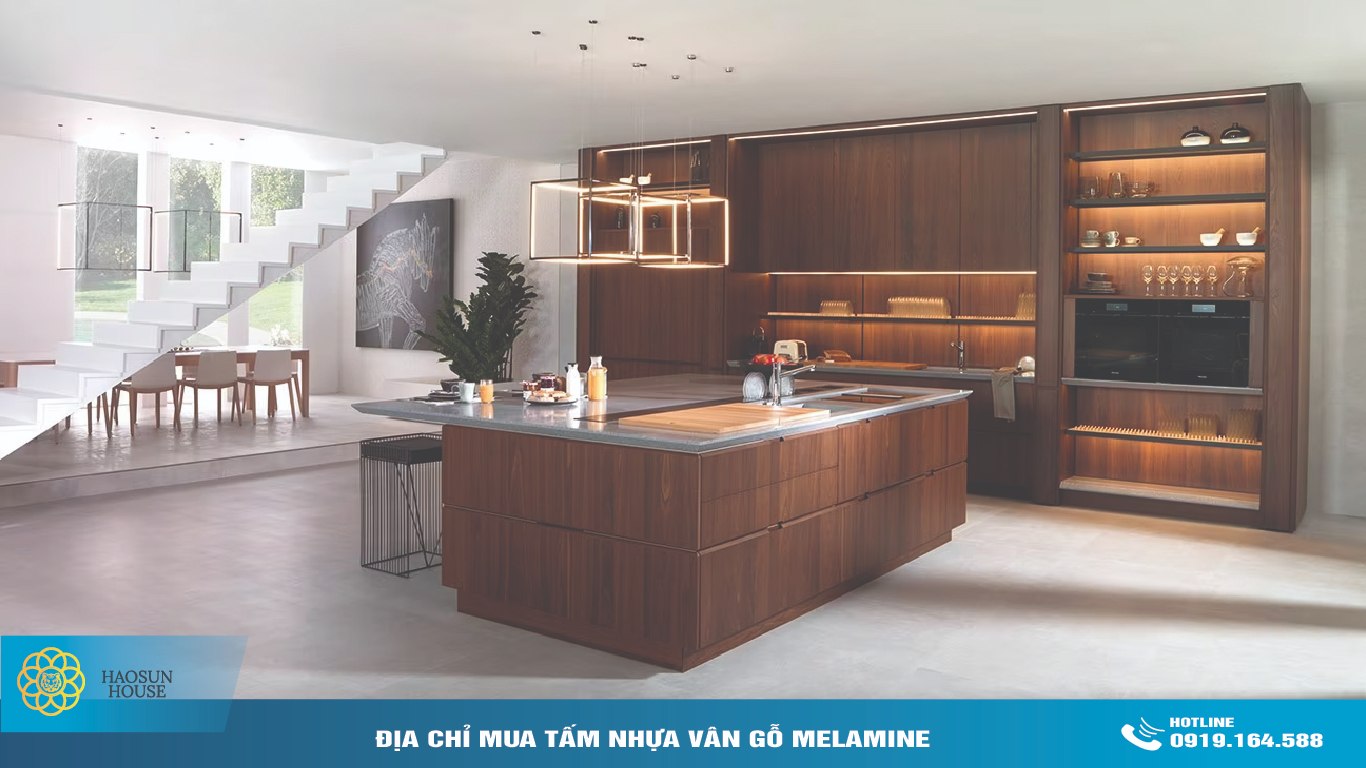 Ứng dụng ván nhựa phủ melamine Vân gỗ