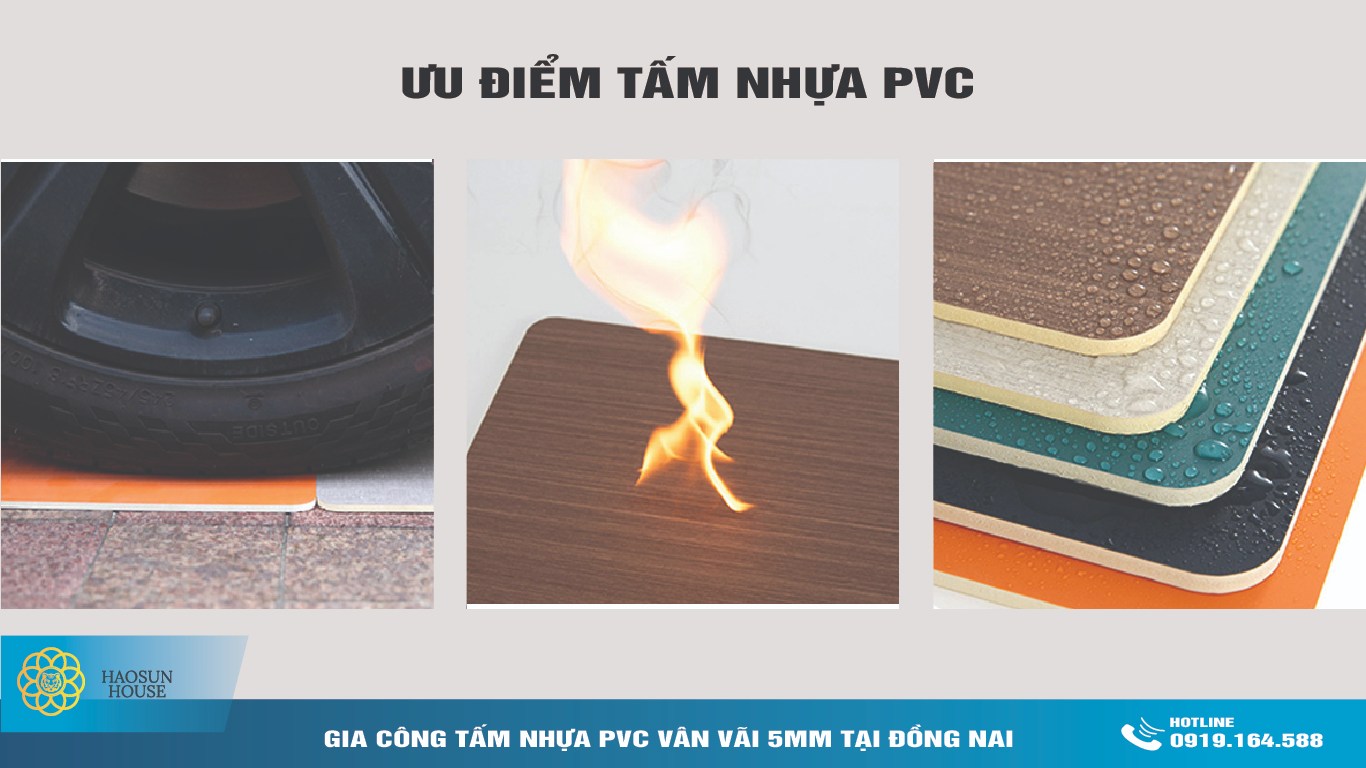 Ưu điểm tấm nhựa pvc haosunhouse