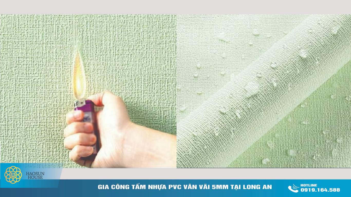 ưu điểm tấm nhựa pvc vân vải 5mm