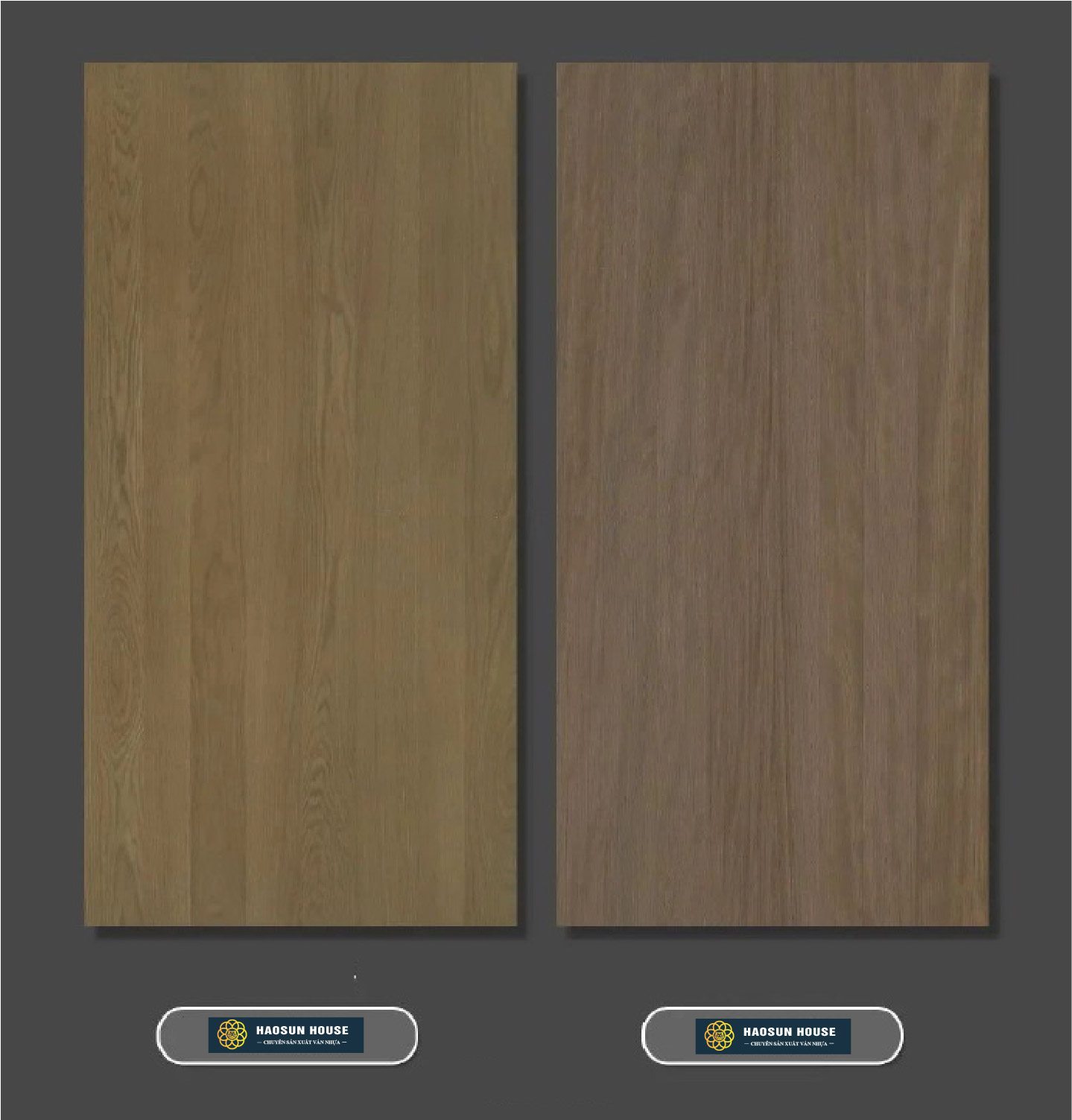 Bề mặt tấm nhựa pvc vân gỗ haosuhouse