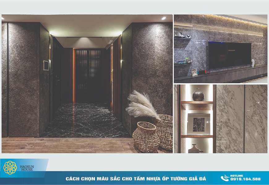 tấm nhựa ốp tường giả đá haosunhouse