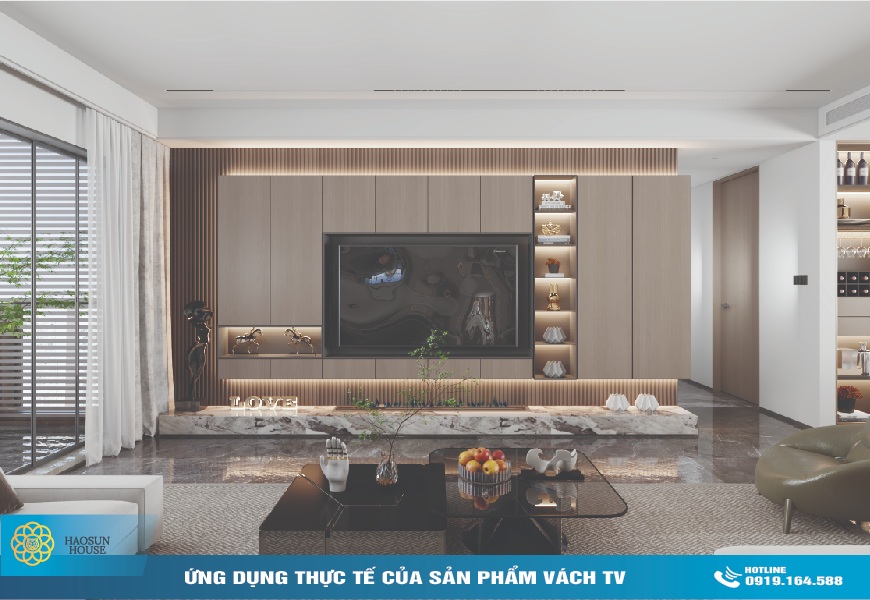 Tấm Nhựa ốp tường giả gỗ haosunhouse