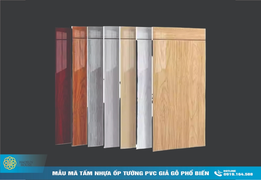 Tấm nhựa ốp tường pvc giả đá haosunhouse