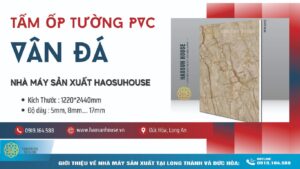 Tấm Nhựa ốp tường vân đá haosuhouse