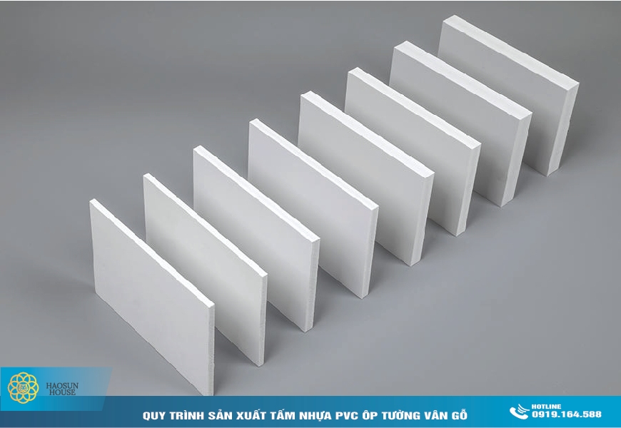 Tấm Nhựa pvc ốp tường vân gỗ haosunhouse