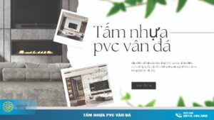 Tấm nhựa pvc vân đá haosunhouse