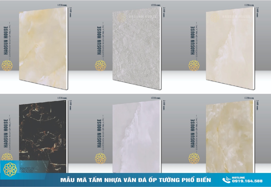 Tấm Nhựa Vân Đá ốp tường haosunhouse