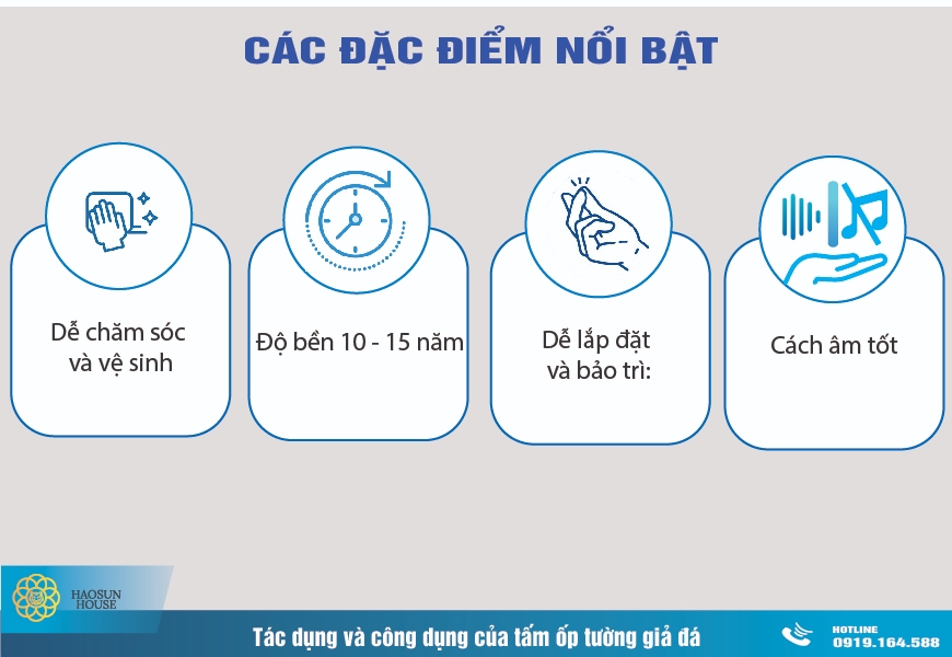 Tấm ốp tường giả đá