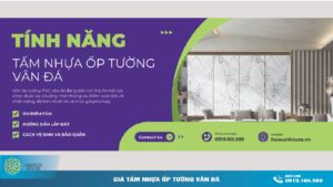 Tấm Ốp Tường PVC Vân Đá Haosunhouse