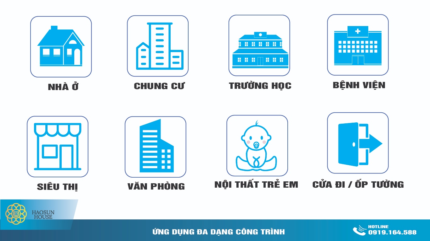 Ứng dụng Ván Nhựa PVC giả gỗ