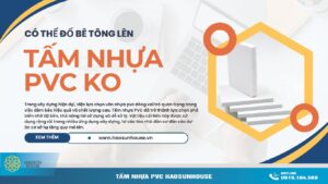 Tấm Nhựa PVC Haosunhouse