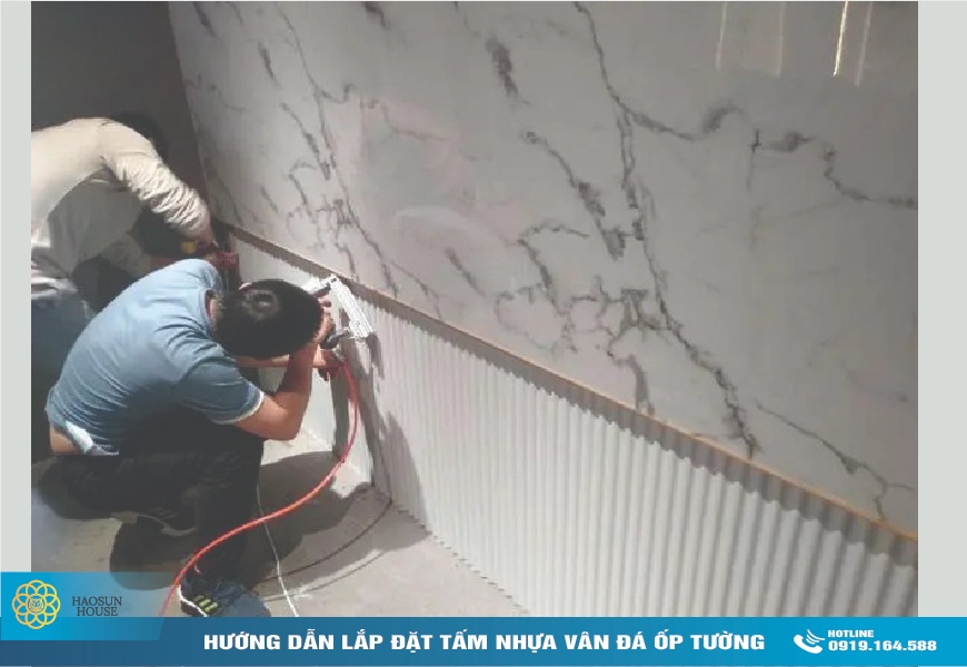 Tấm nhựa vân đá ốp tường haosunhouse