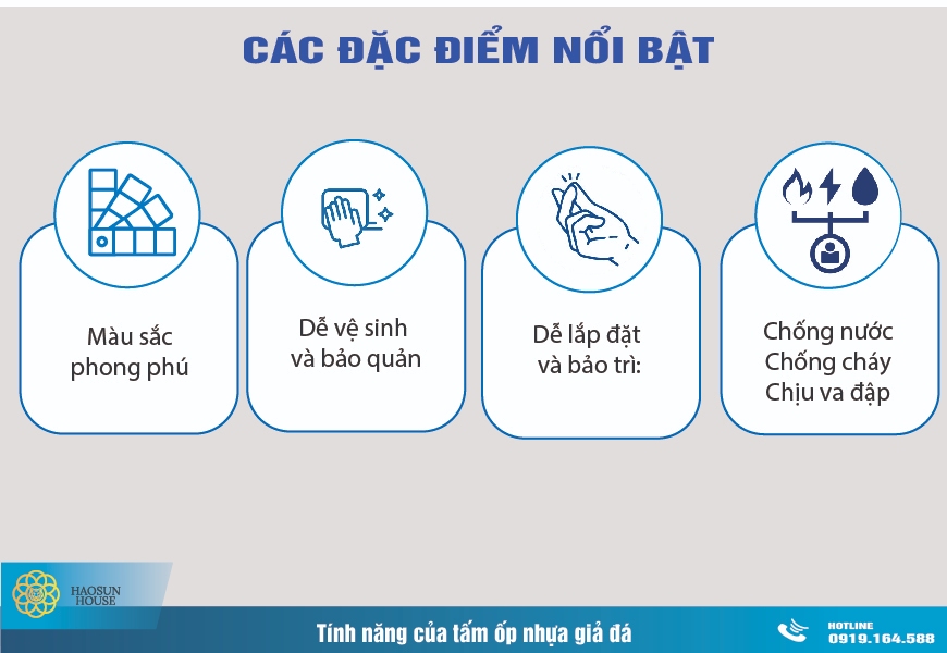 Tấm ốp nhựa giả đá haosunhouse