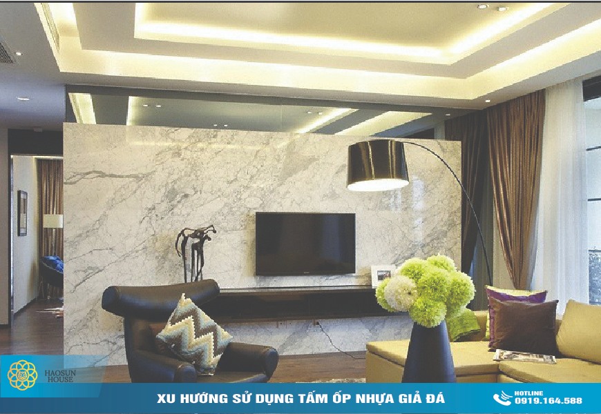 Tấm ốp nhựa giả đá haosunhouse