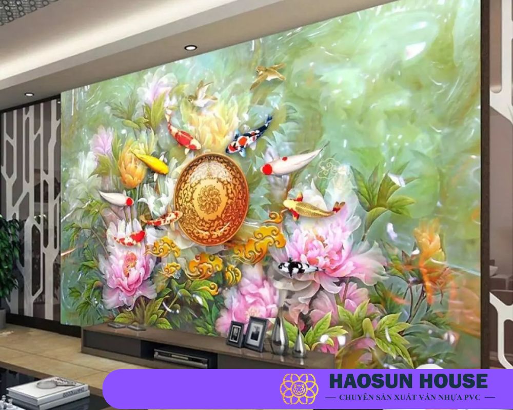 Gạch ốp tường trang trí in hình