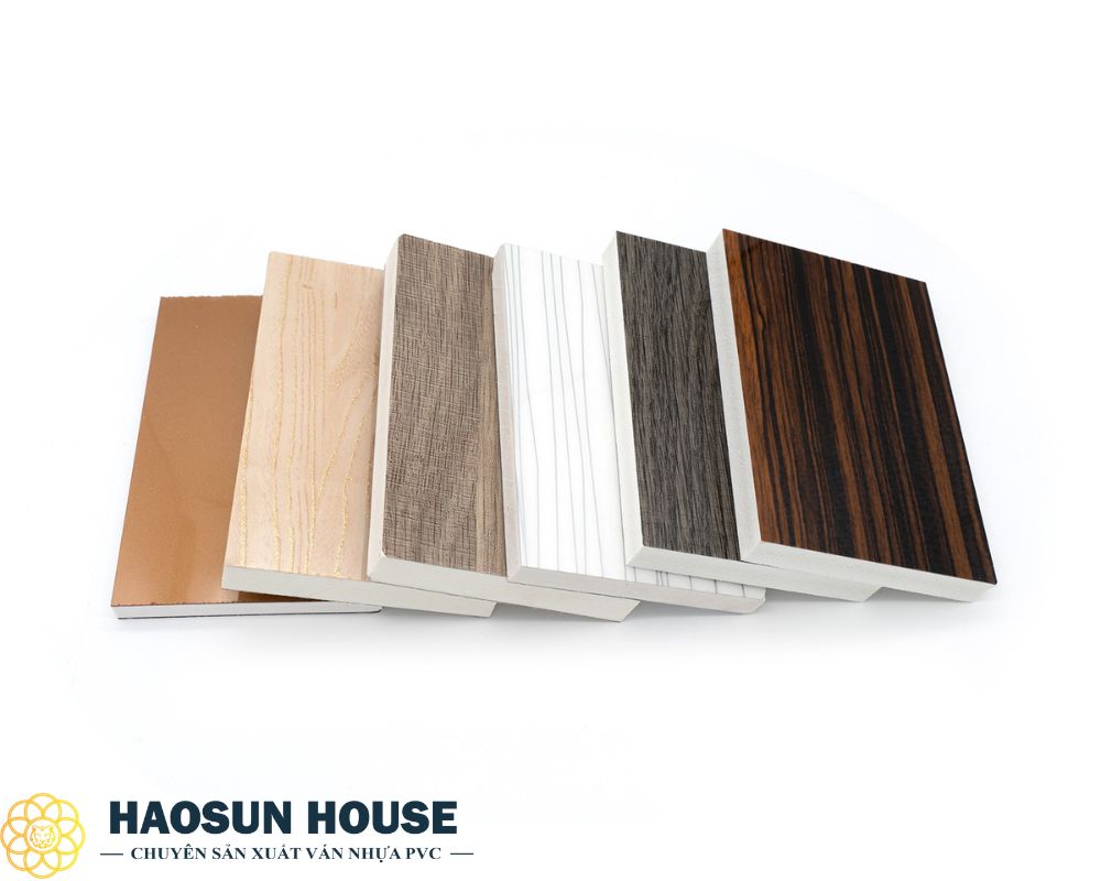 Mẫu Tấm Nhựa PVC Giả Gỗ Ốp Tường