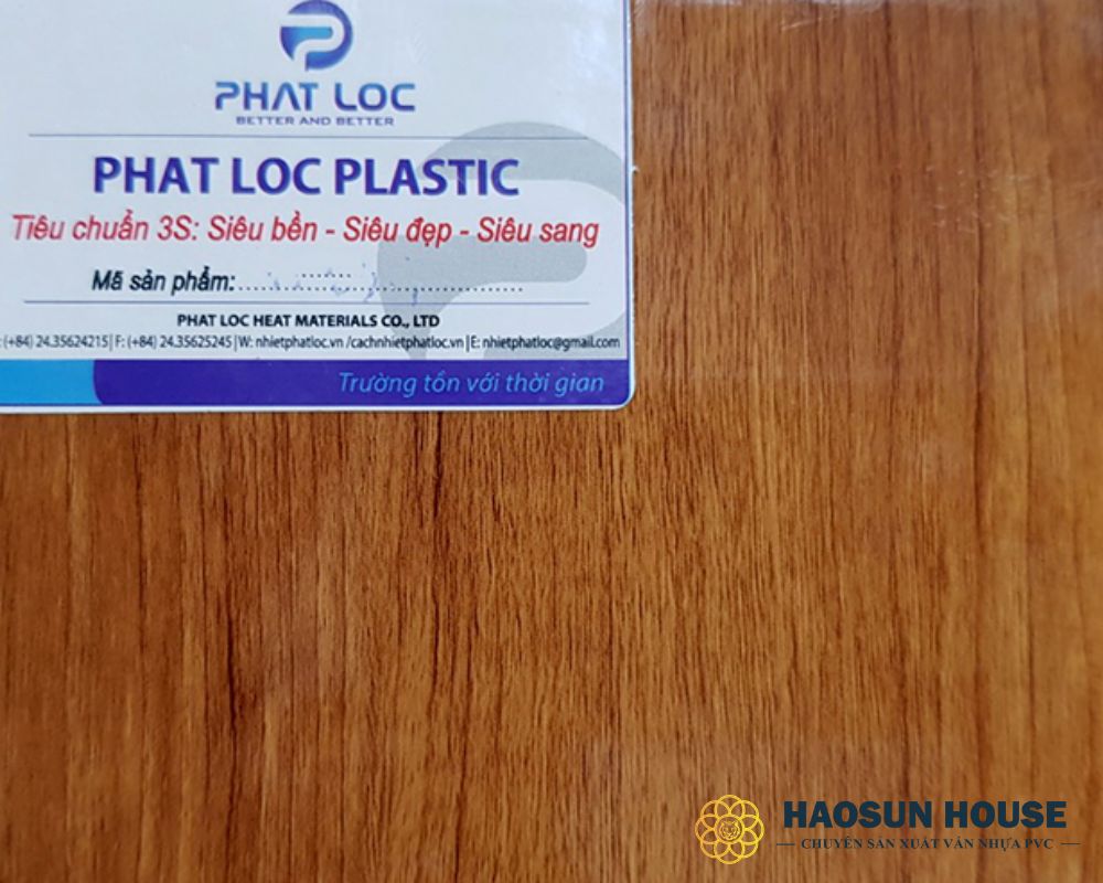 Ván nhựa giả gỗ của Vật Liệu Nhiệt Phát Lộc